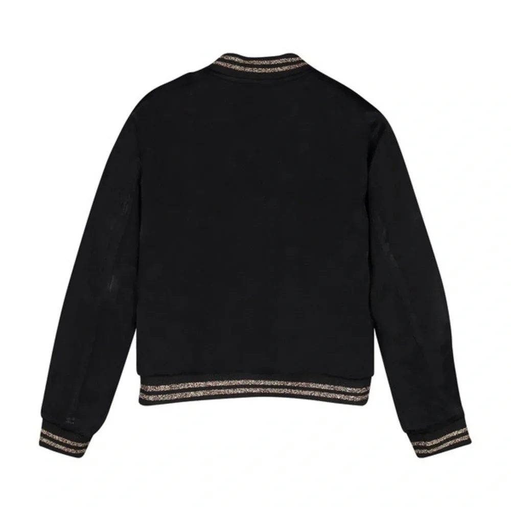 Little Marc Jacobs Star Swan Satin Reversible Black Gold Jacket Size 4 Kids New! - Picture 14 of 16